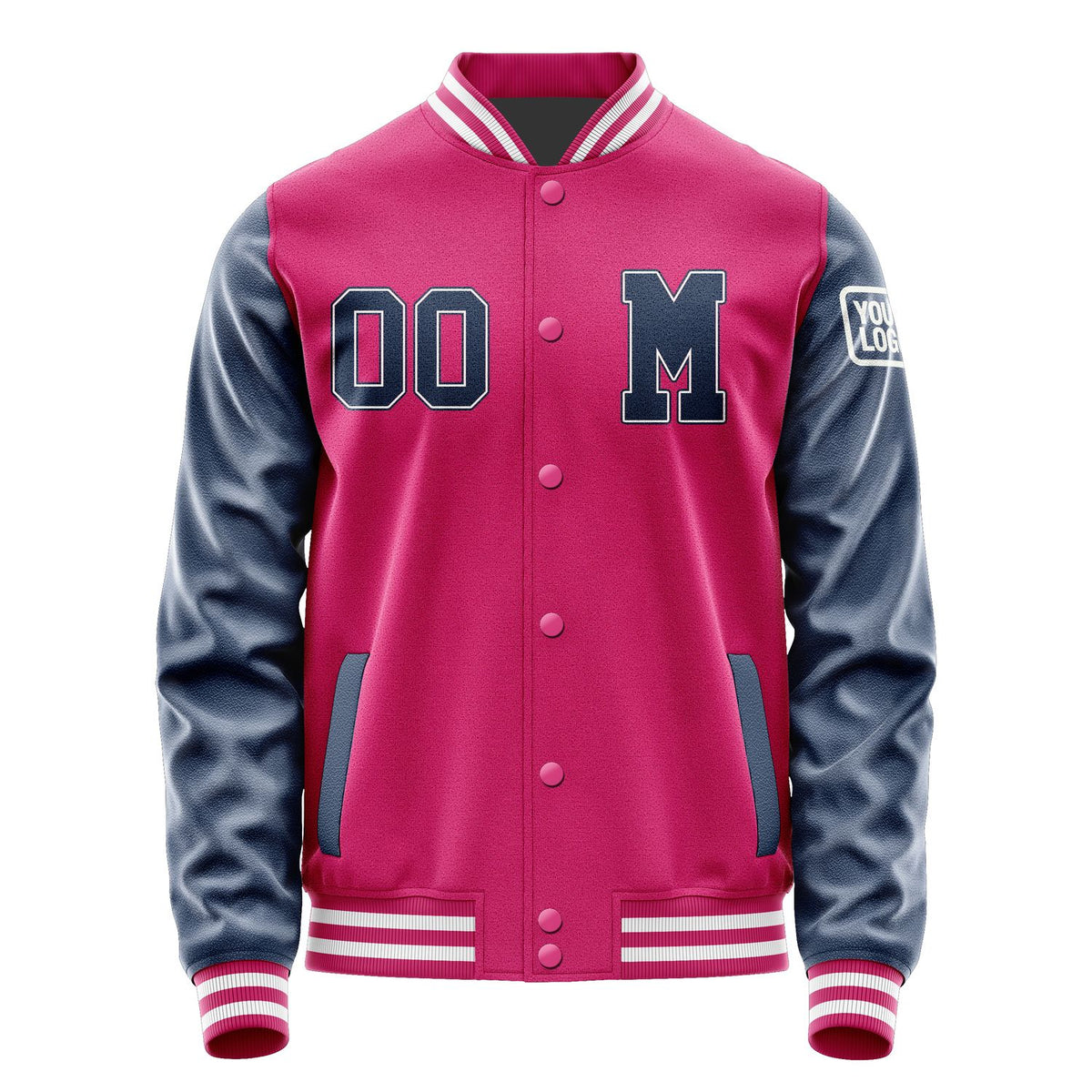 Custom Pink Blue Jacket Jb1313101318101818