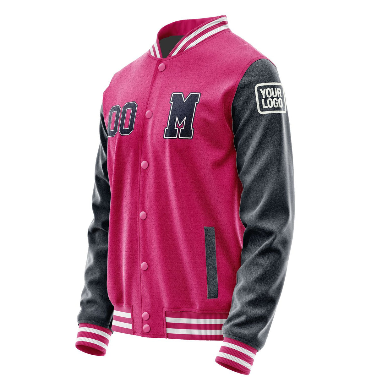 Custom Pink Navy Jacket Jb1313111318111818