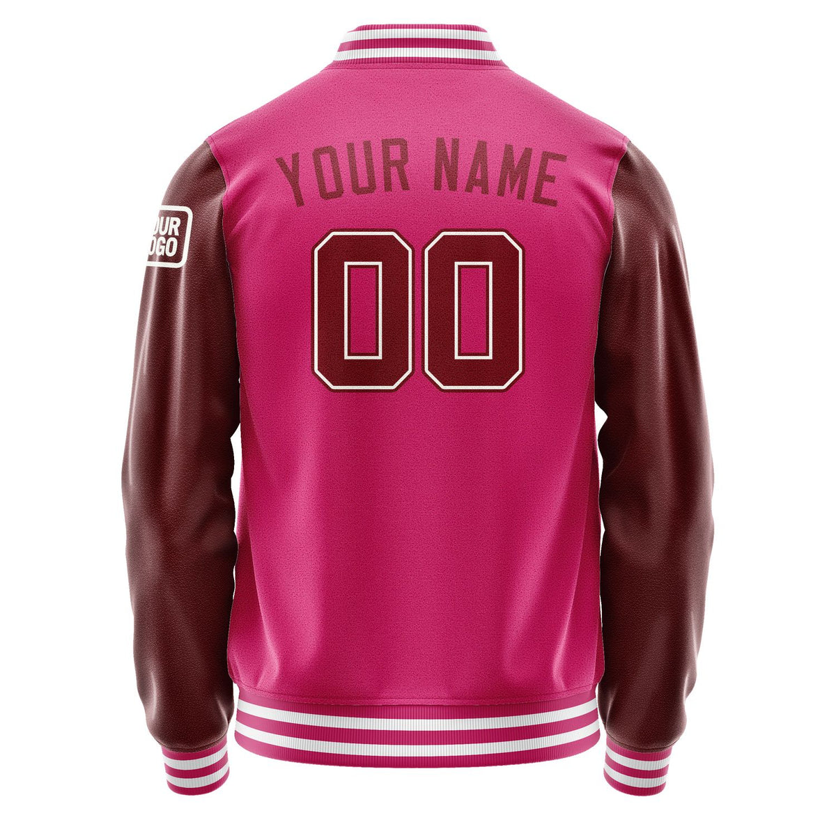 Custom Pink Crimson Red Jacket Jb1313151318151818