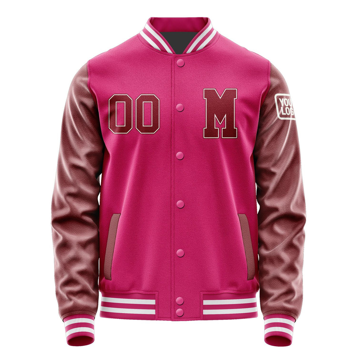 Custom Pink Crimson Red Jacket Jb1313151318151818