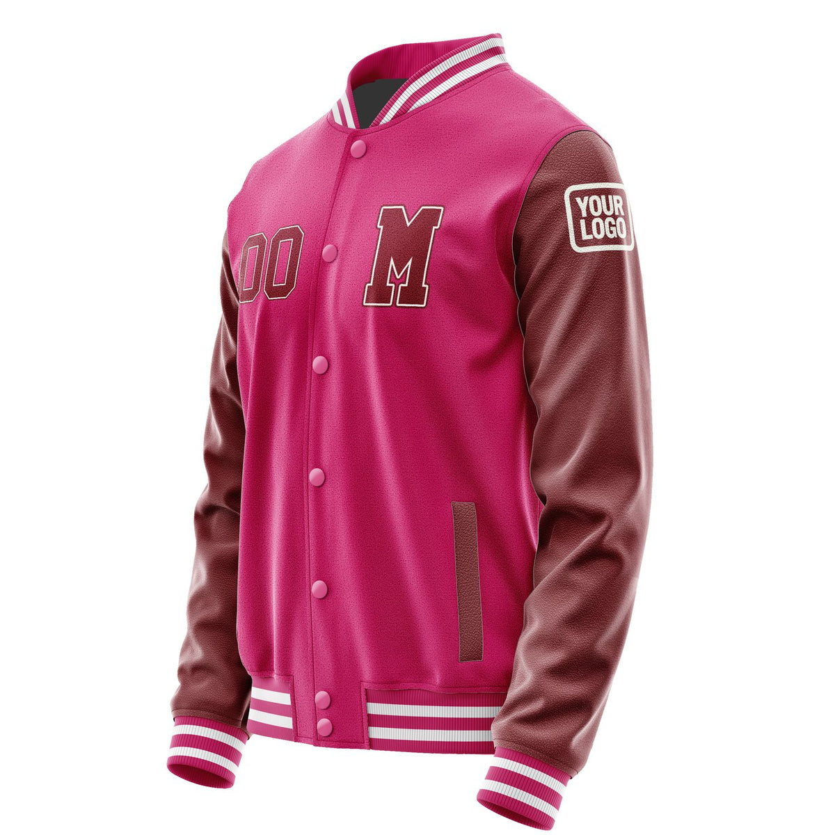 Custom Pink Crimson Red Jacket Jb1313151318151818