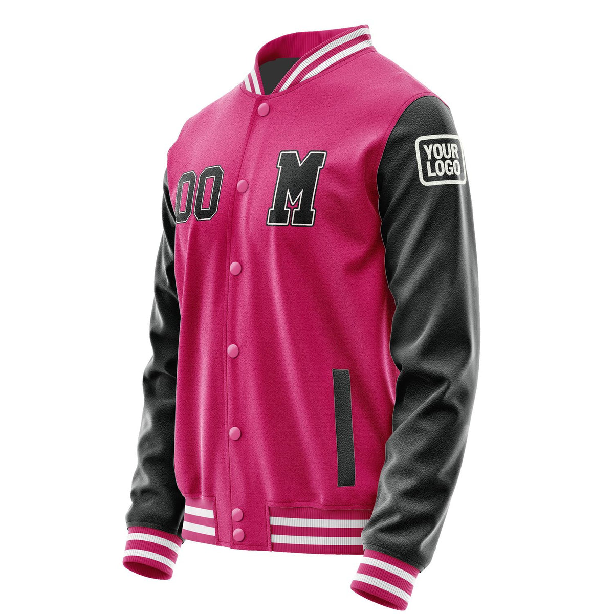 Custom Pink Black Jacket Jb1313171318171818