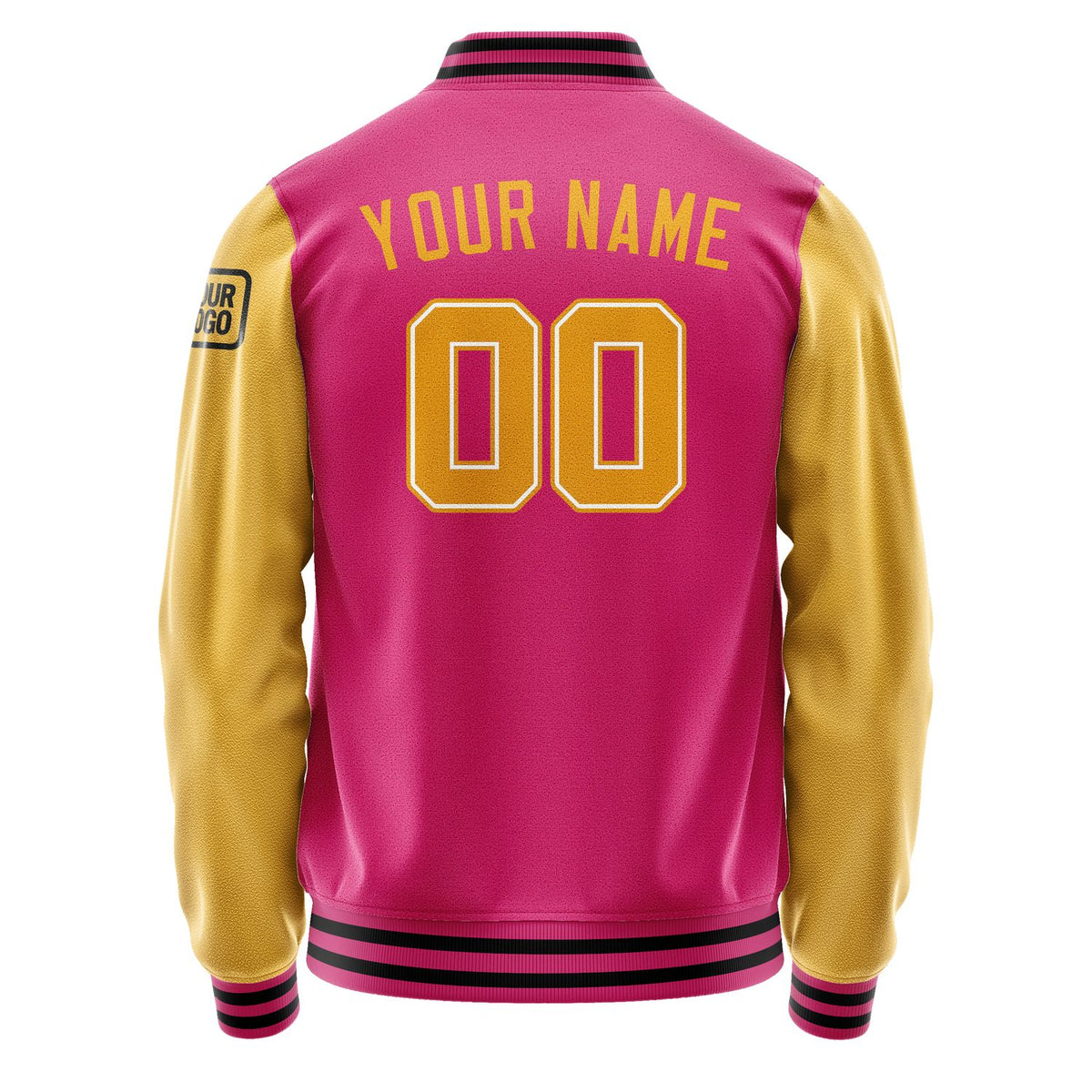 Custom Pink Yellow Jacket Jb1313191317191817