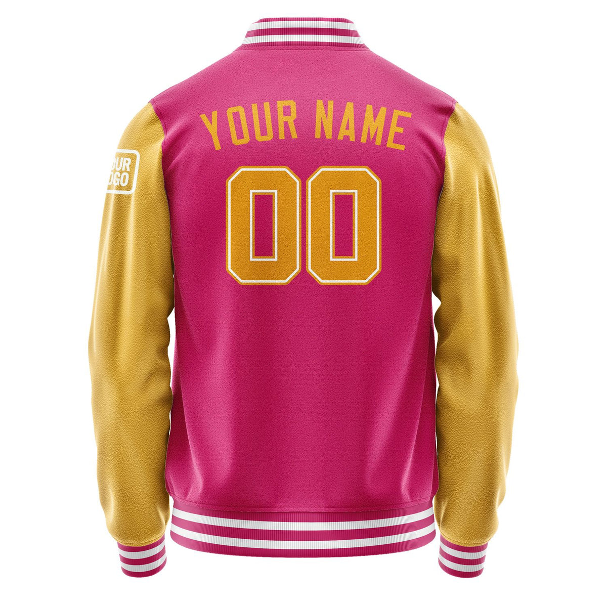 Custom Pink Yellow Jacket Jb1313191318191818