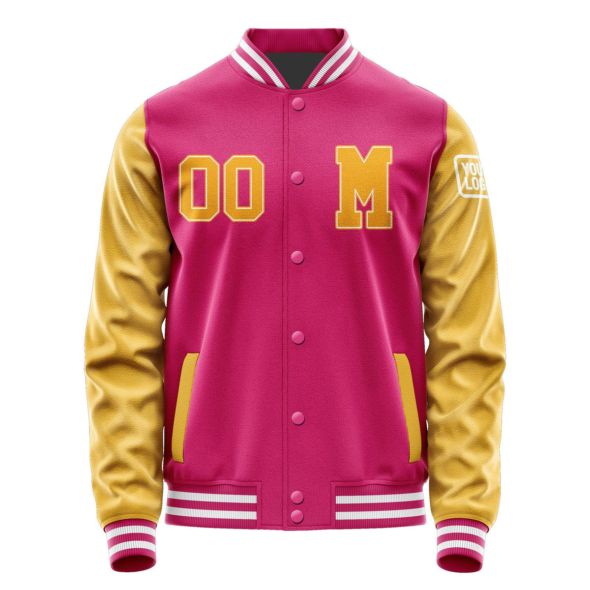 Custom Pink Yellow Jacket Jb1313191318191818