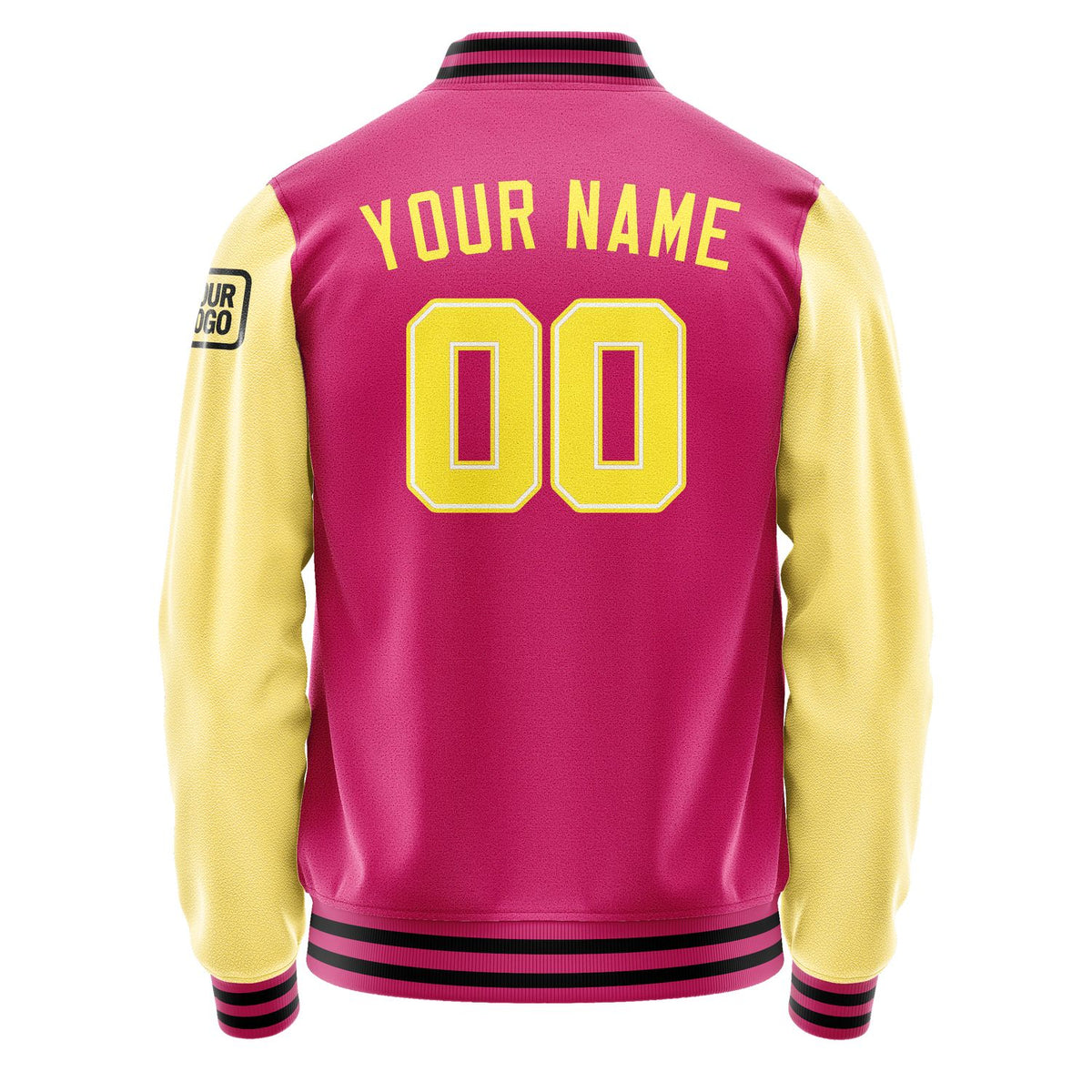 Custom Pink Light Yellow Jacket Jb1313261317261817