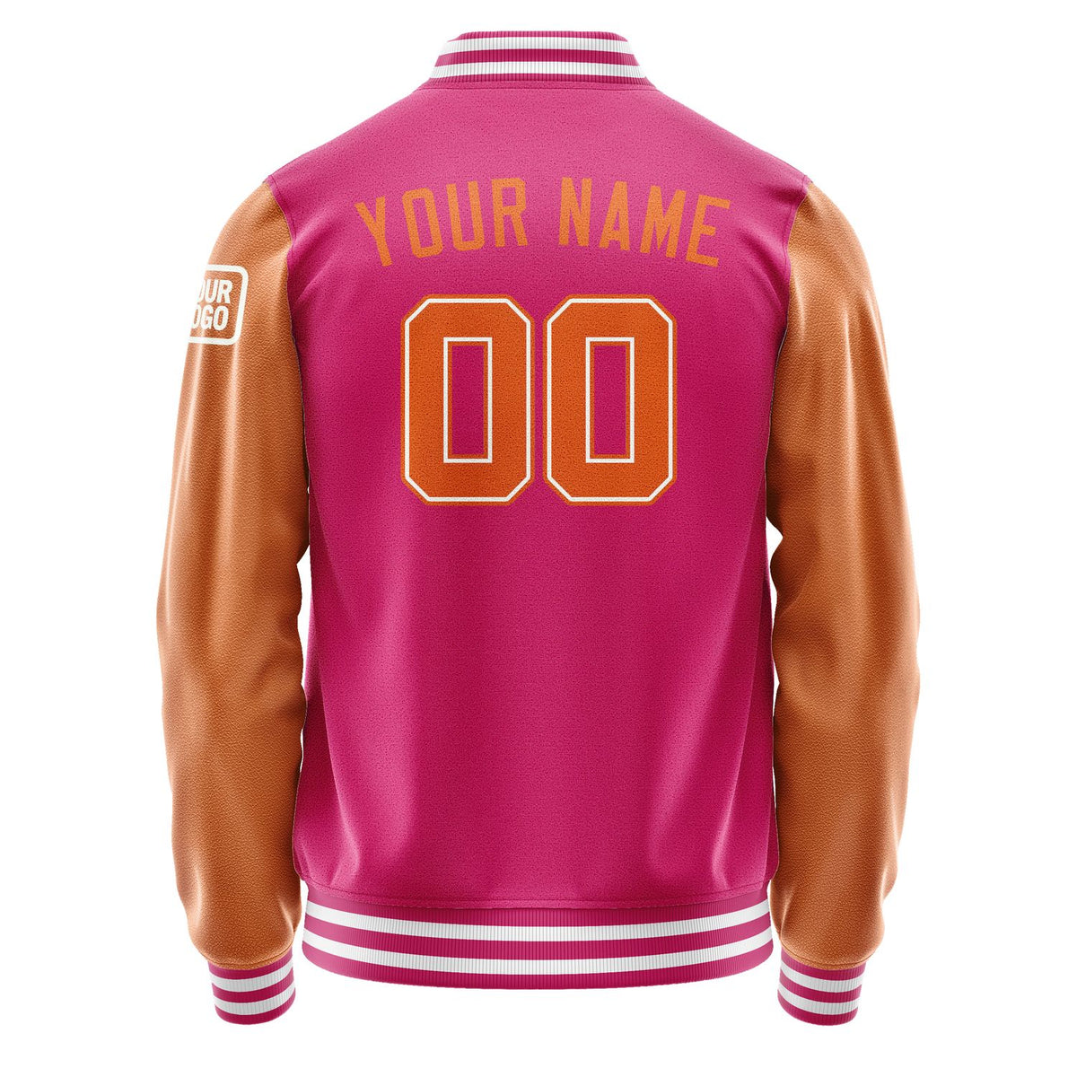 Custom Pink Orange Jacket Jb1313281318281818