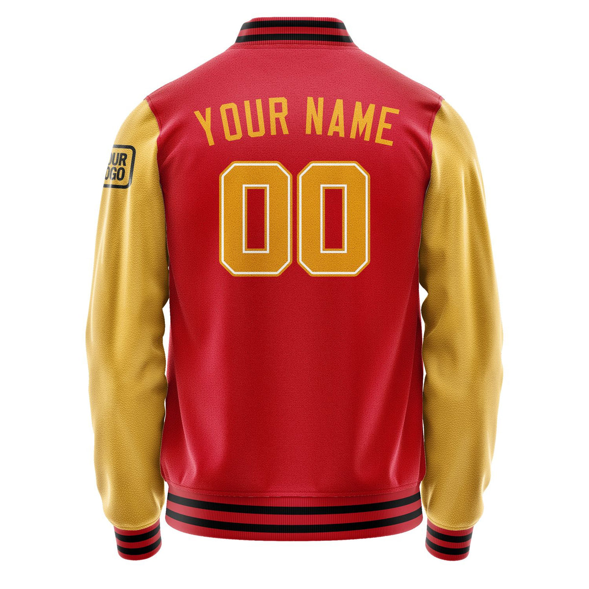 Custom Red Yellow Jacket Jb1414191417191817