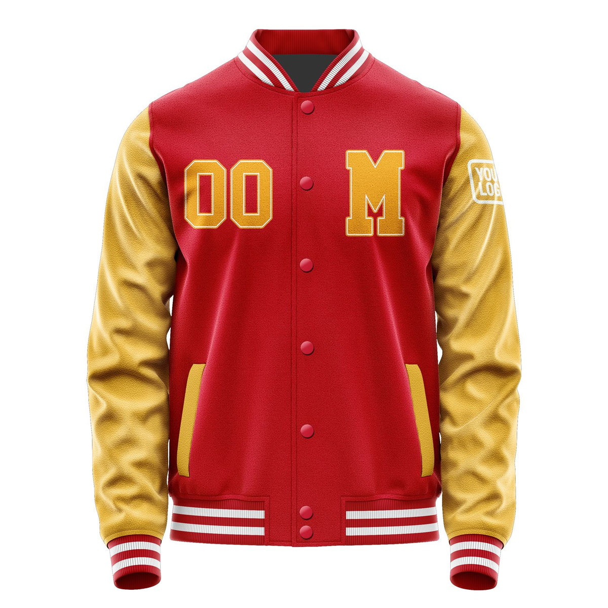 Custom Red Yellow Jacket Jb1414191418191818