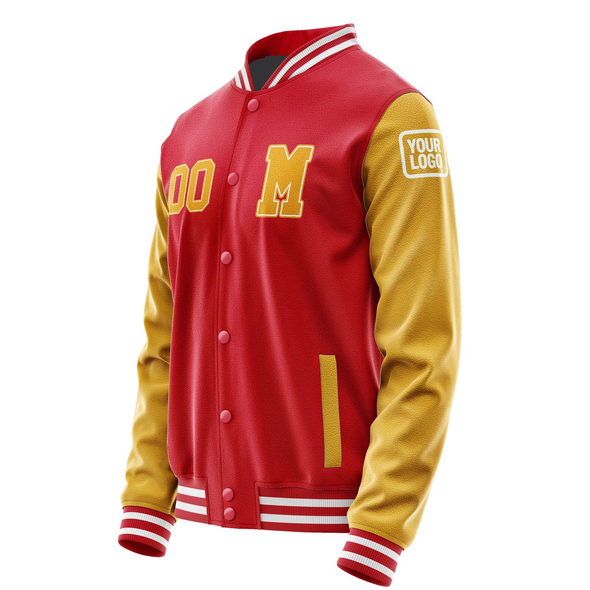 Custom Red Yellow Jacket Jb1414191418191818