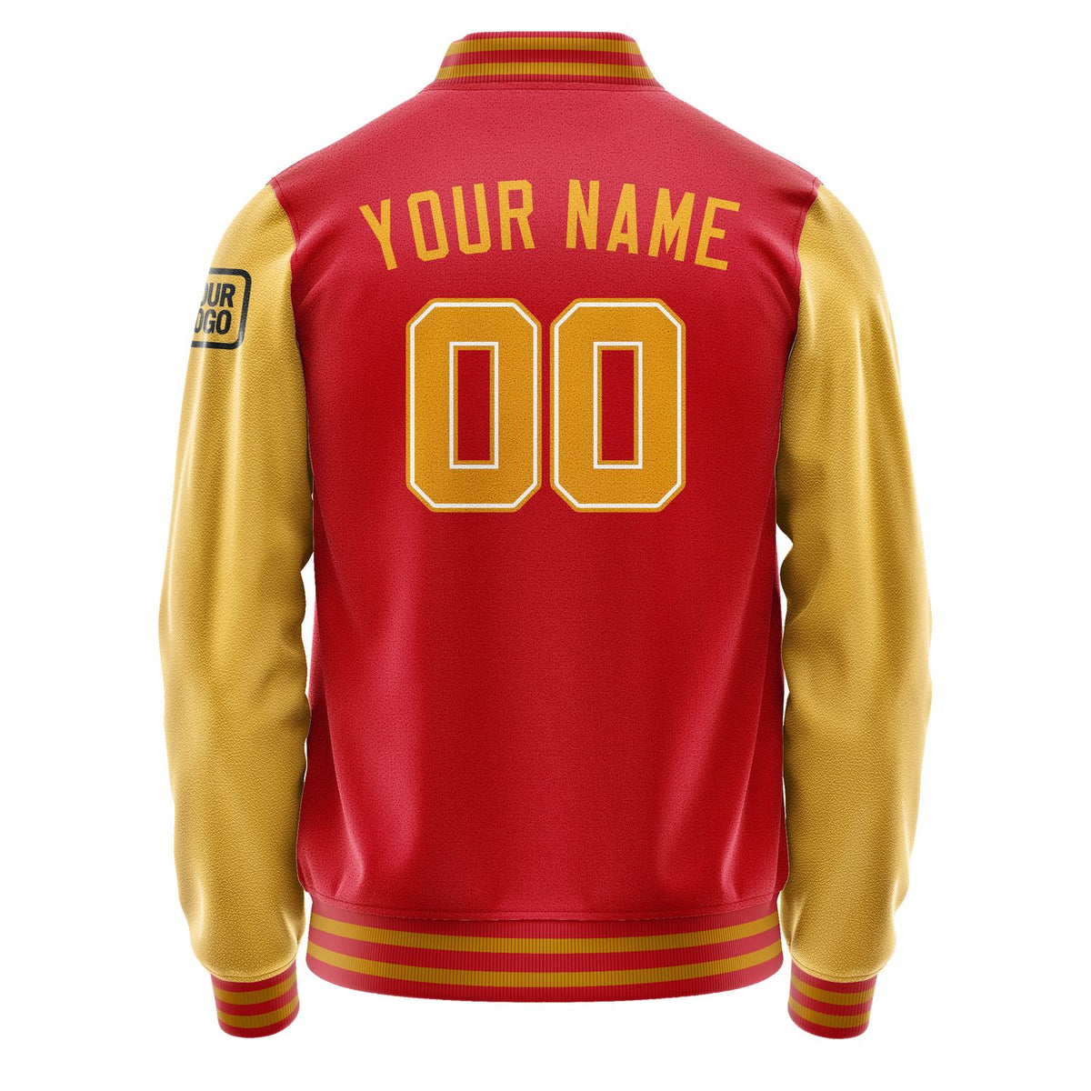 Custom Red Yellow Jacket Jb1414191419191817