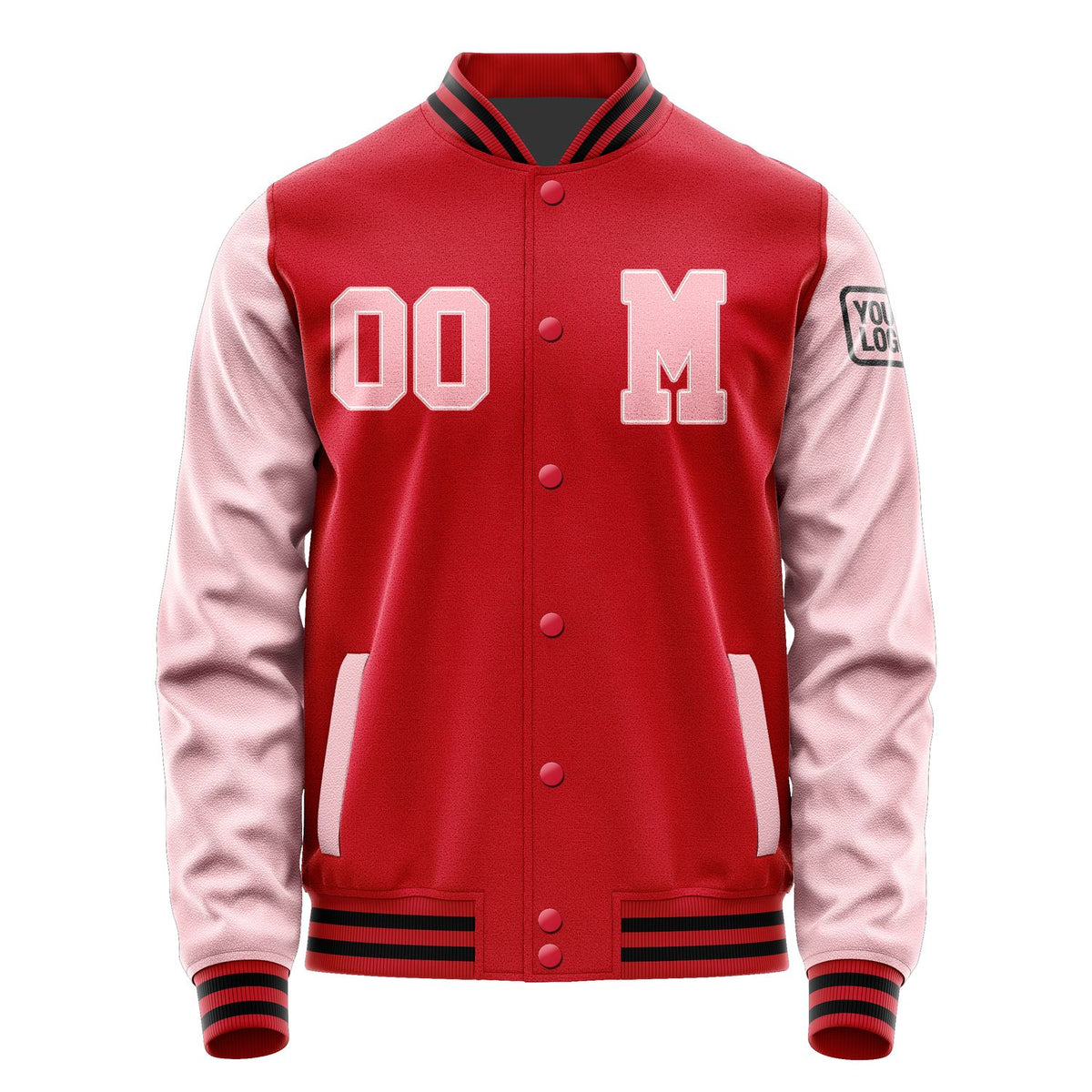 Custom Red Light Pink Jacket Jb1414211417211817