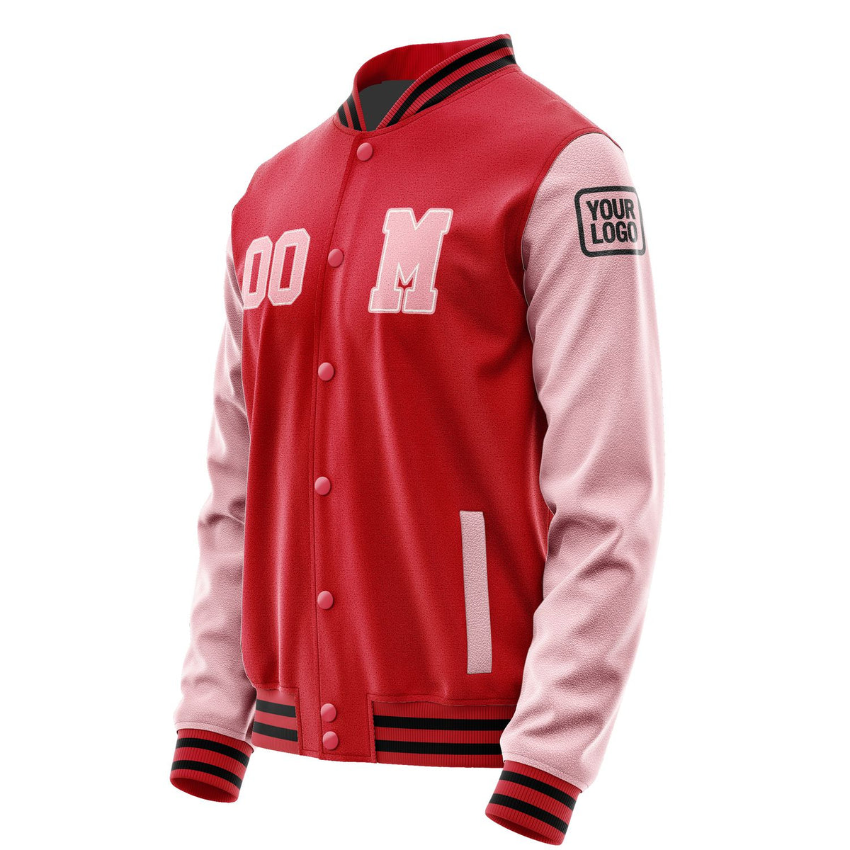 Custom Red Light Pink Jacket Jb1414211417211817