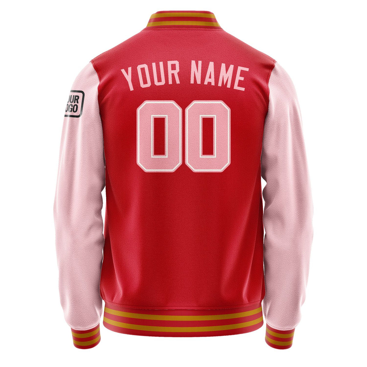 Custom Red Light Pink Jacket Jb1414211419211817