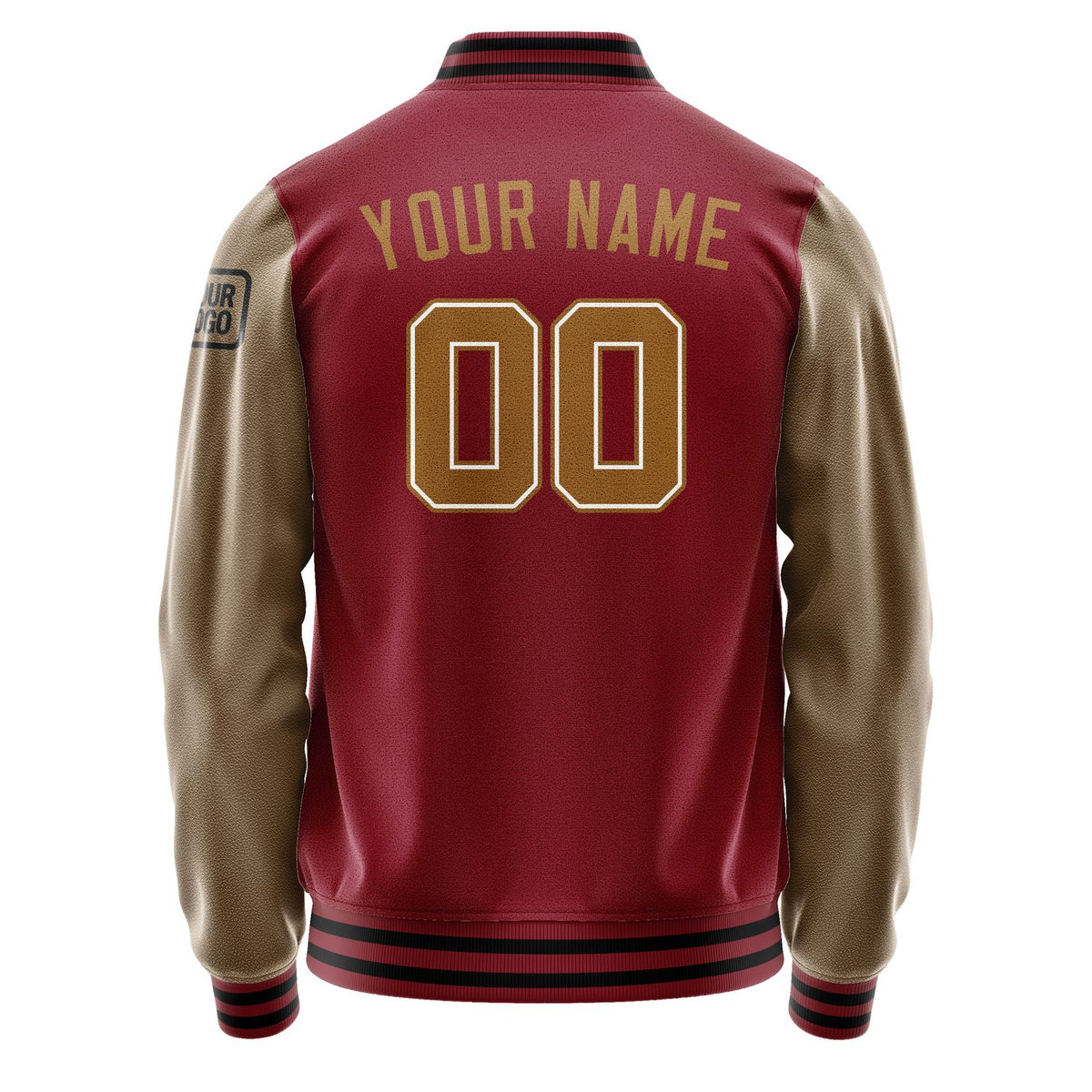 Custom Crimson Red Khaki Jacket Jb1515221517221817