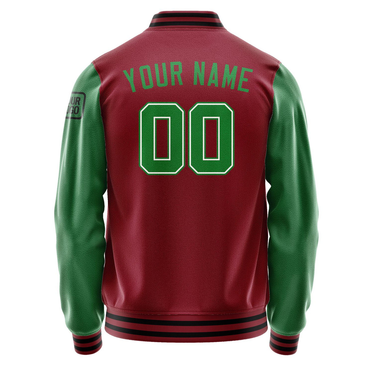 Custom Crimson Red Emerald Green Jacket Jb1515241517241817