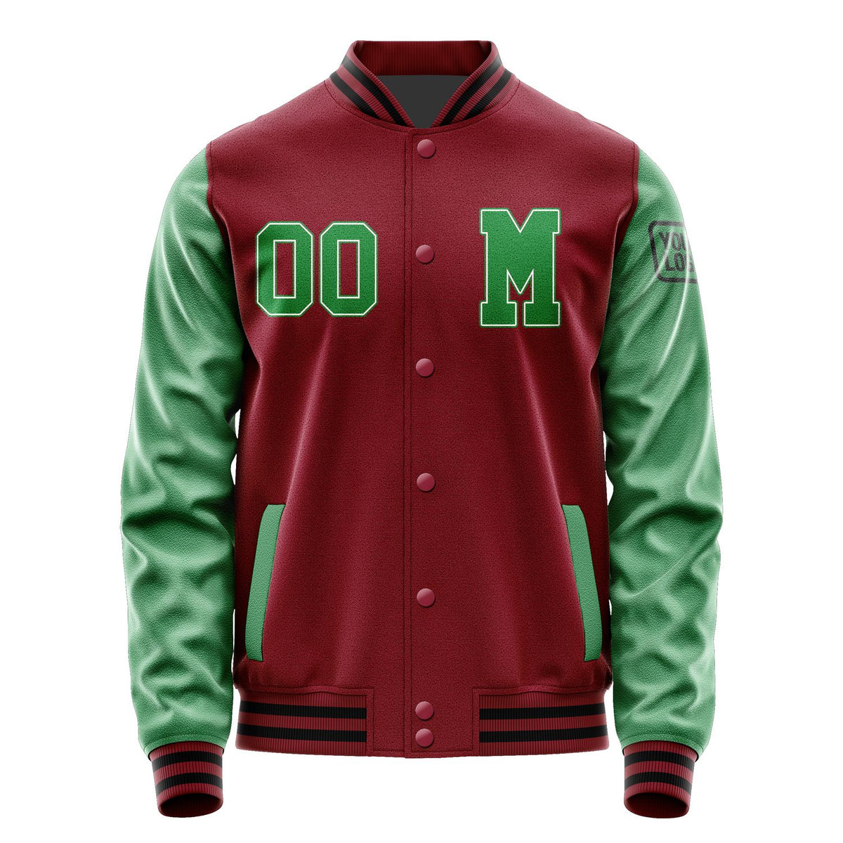 Custom Crimson Red Emerald Green Jacket Jb1515241517241817