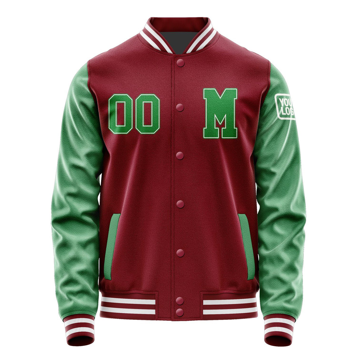 Custom Crimson Red Emerald Green Jacket Jb1515241518241818