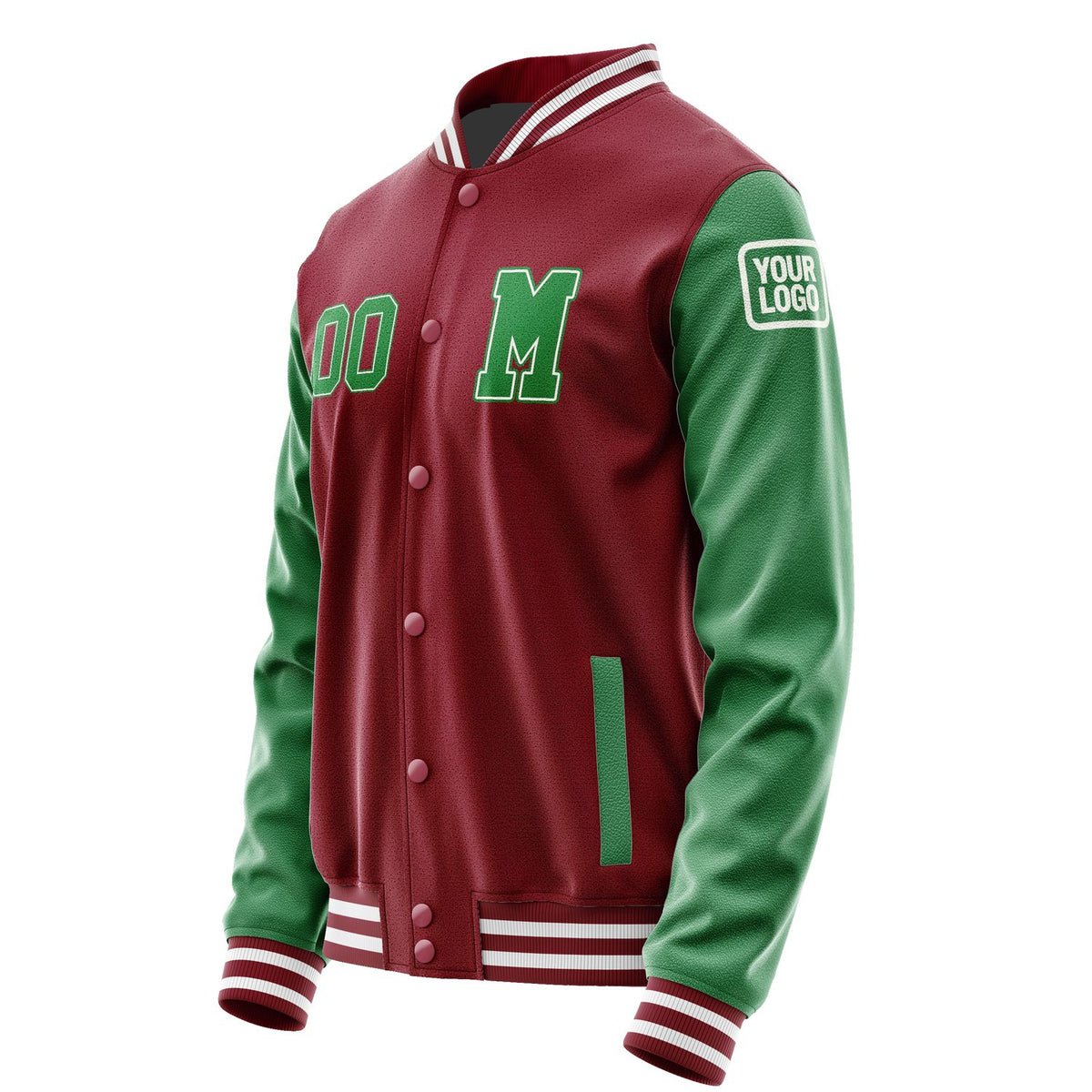 Custom Crimson Red Emerald Green Jacket Jb1515241518241818