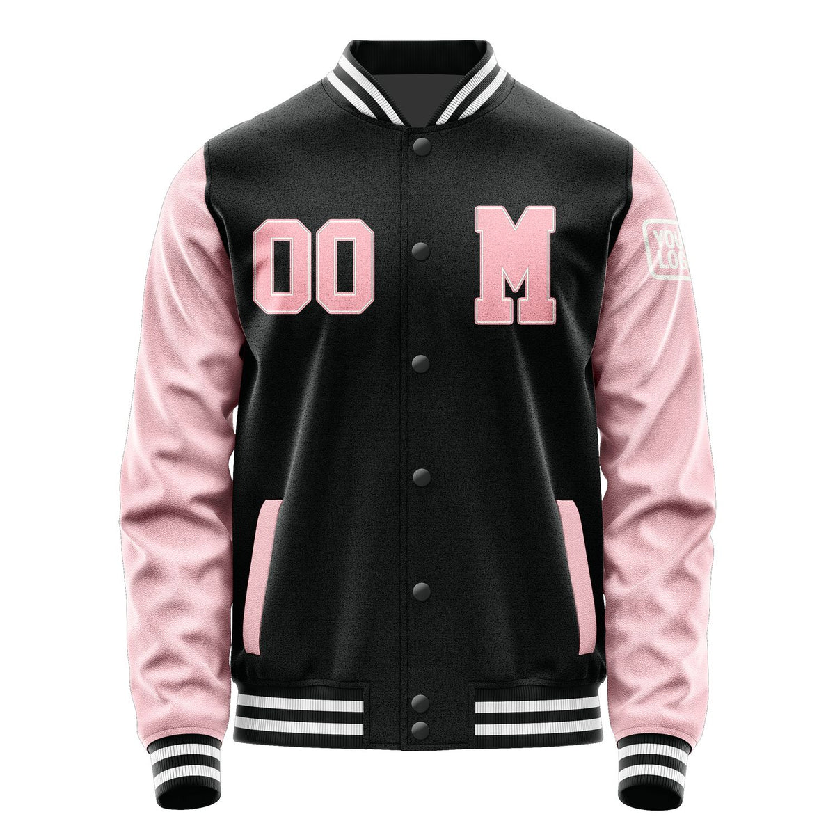 Custom Black Light Pink Jacket Jb1717211718211818