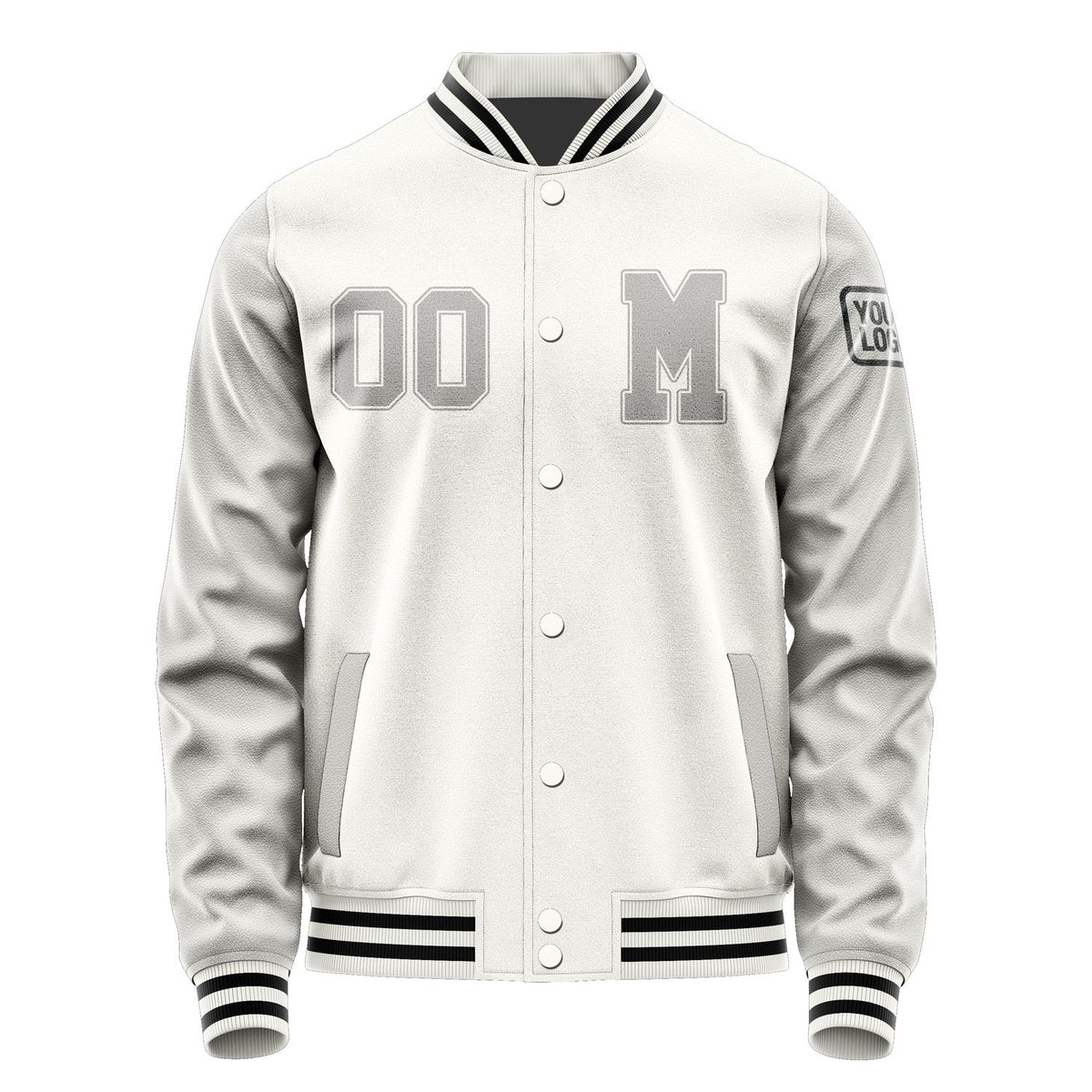 Custom White Gray Jacket Jb1818041817041817