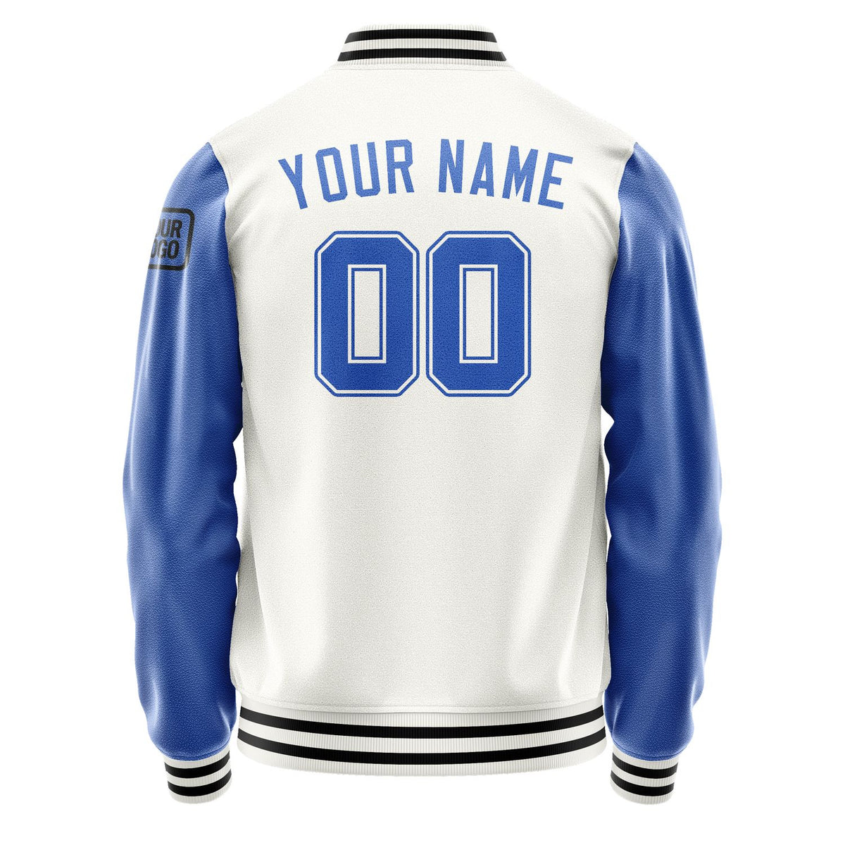 Custom White Sky Blue Jacket Jb1818091817091817