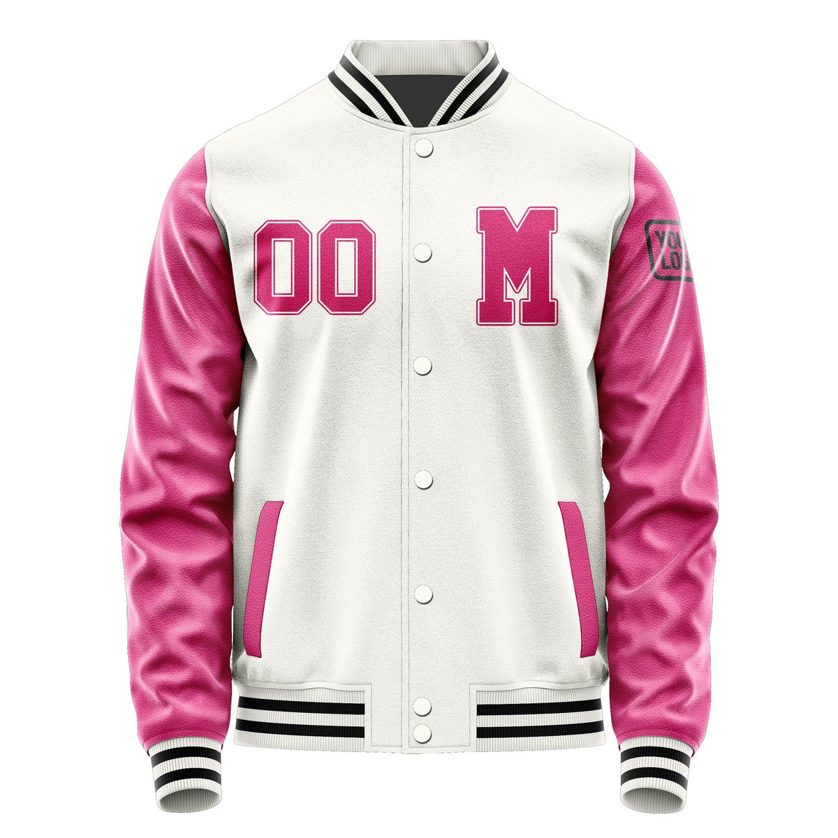 Custom White Pink Jacket Jb1818131817131817