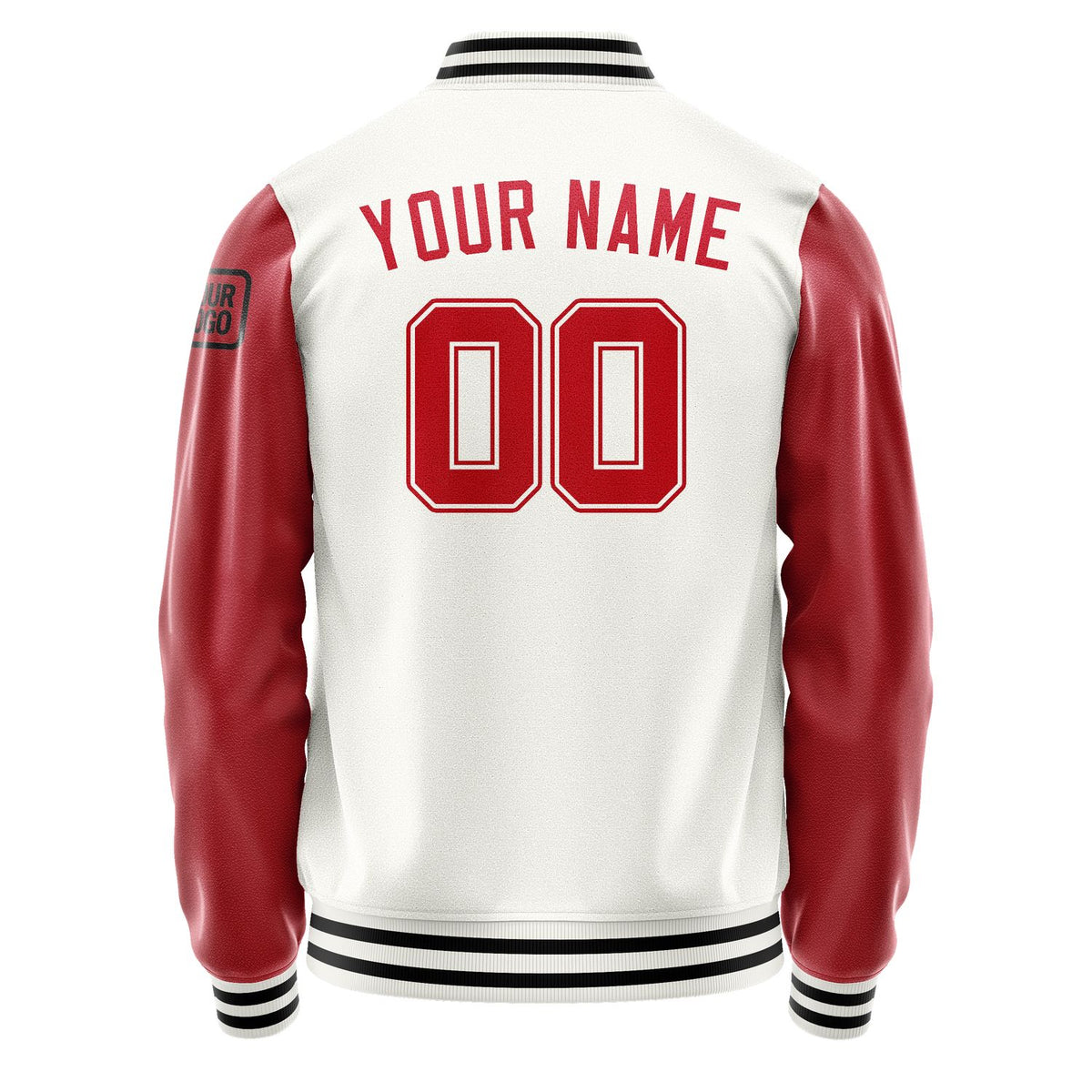 Custom White Red Jacket Jb1818141817141817