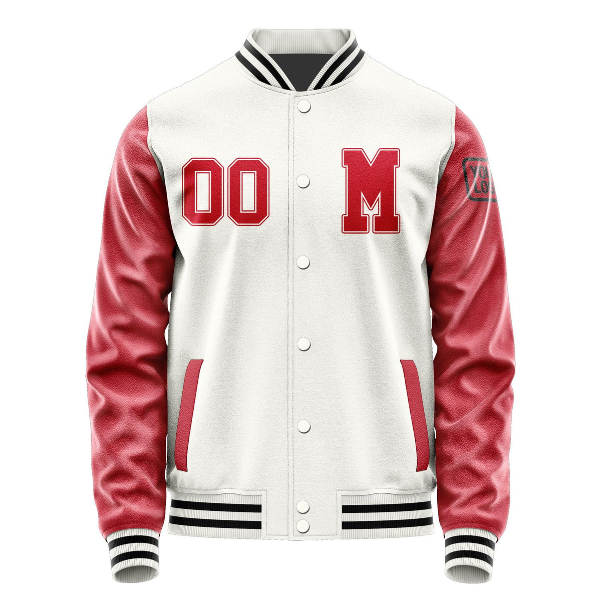 Custom White Red Jacket Jb1818141817141817