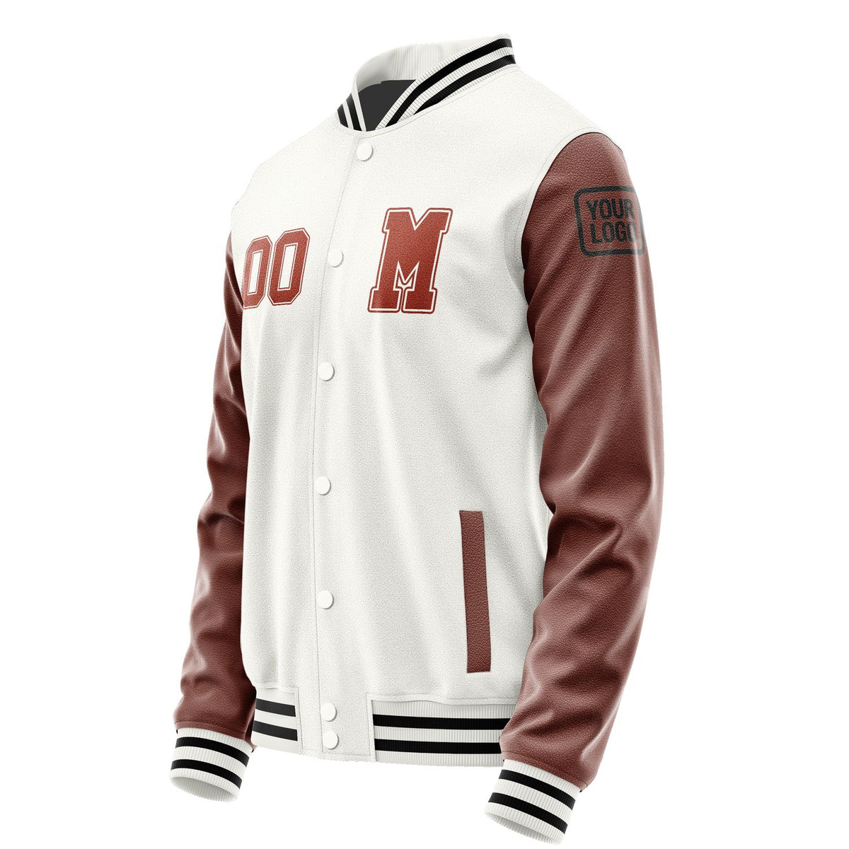 Custom White Coral Red Jacket Jb1818161817161817