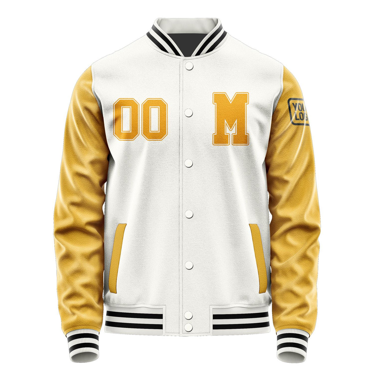 Custom White Yellow Jacket Jb1818191817191817