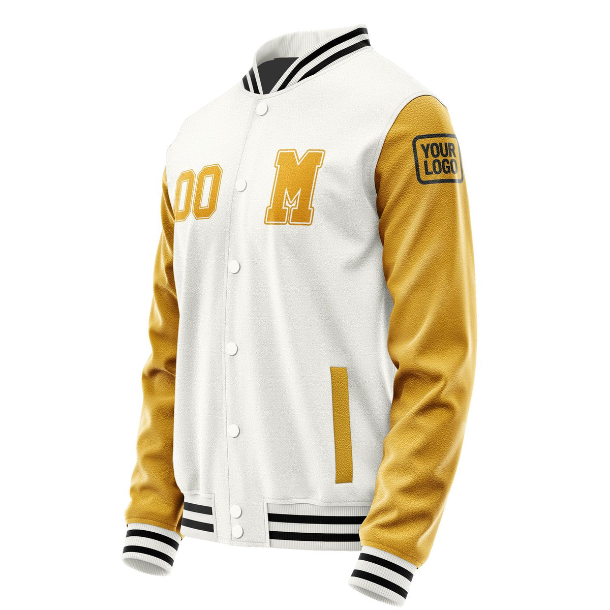 Custom White Yellow Jacket Jb1818191817191817