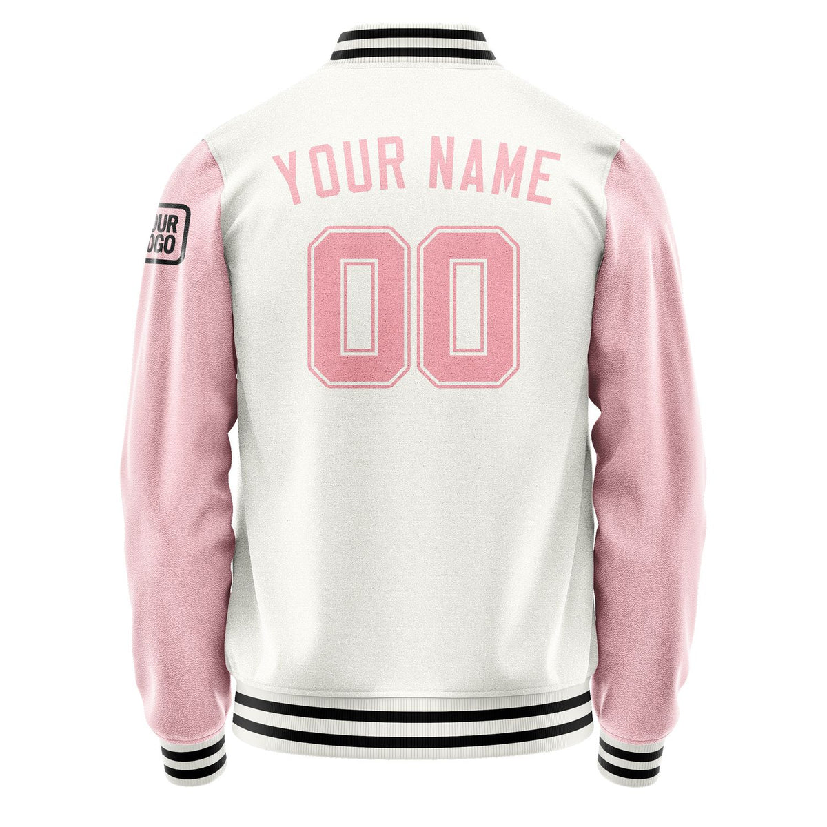 Custom White Light Pink Jacket Jb1818211817211817