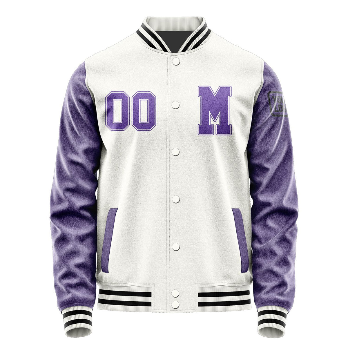 Custom White Light Purple Jacket Jb1818231817231817