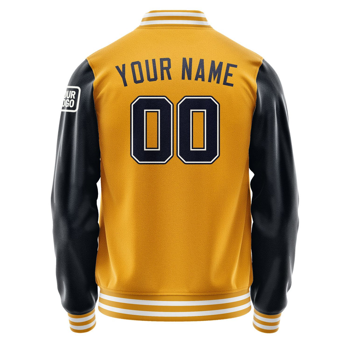 Custom Yellow Navy Jacket Jb1919111918111818