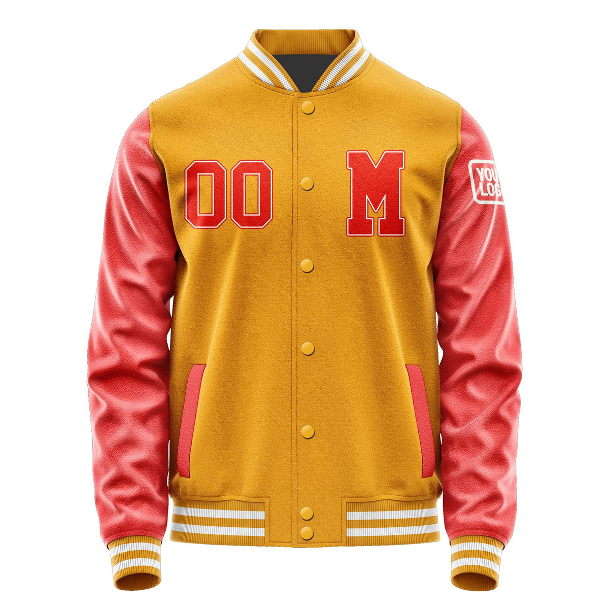 Custom Yellow Orange Red Jacket Jb1919121918121818