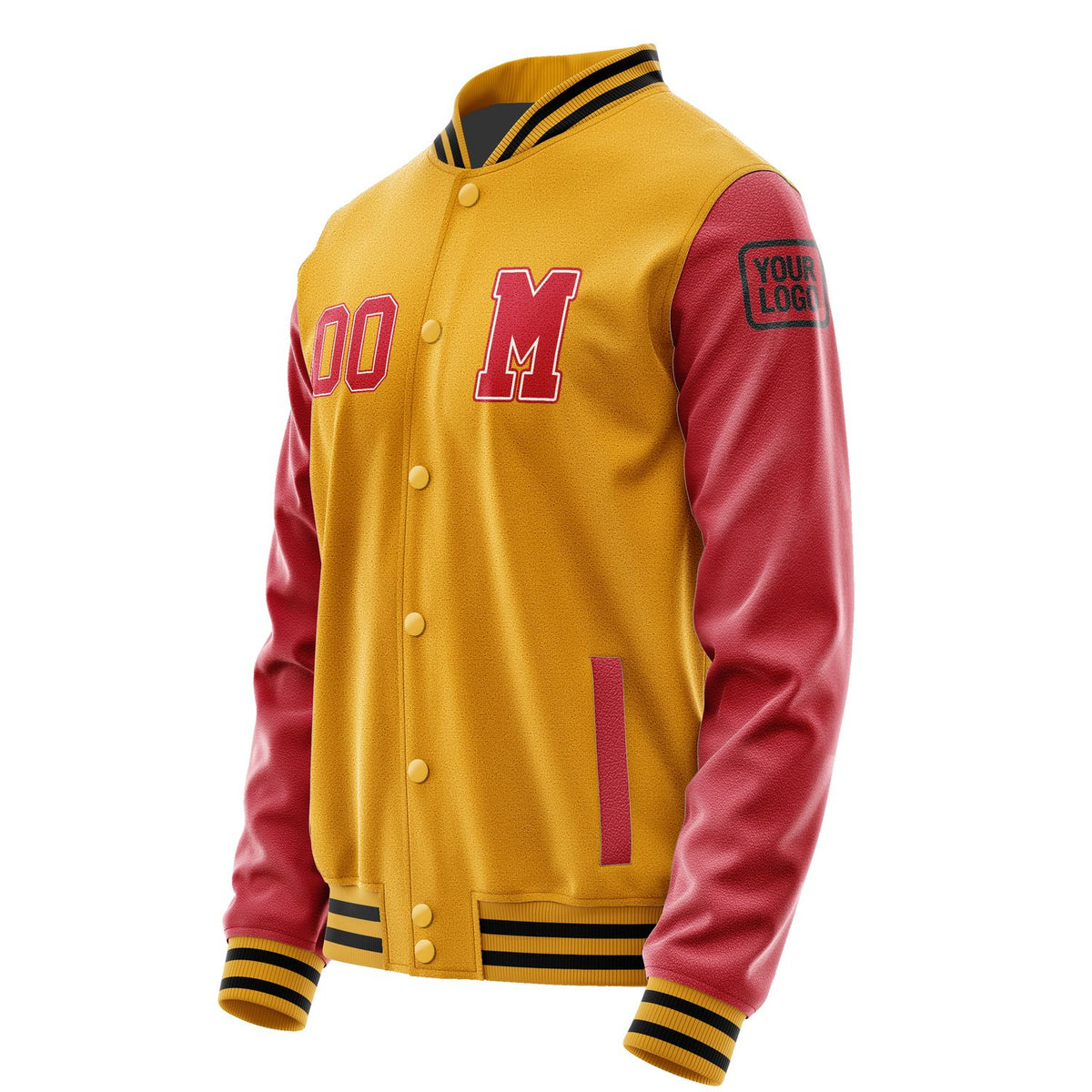 Custom Yellow Red Jacket Jb1919141917141817