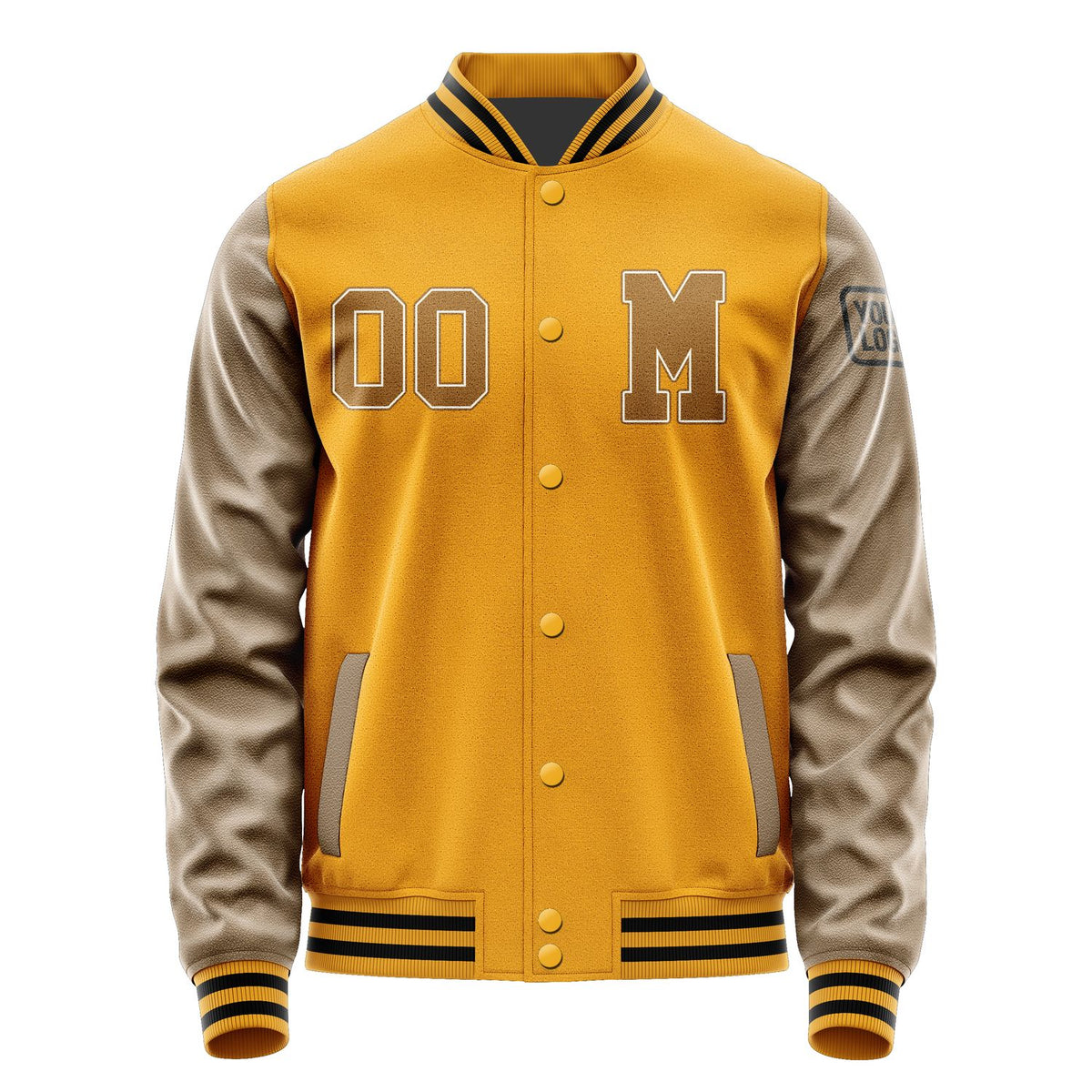 Custom Yellow Khaki Jacket Jb1919221917221817