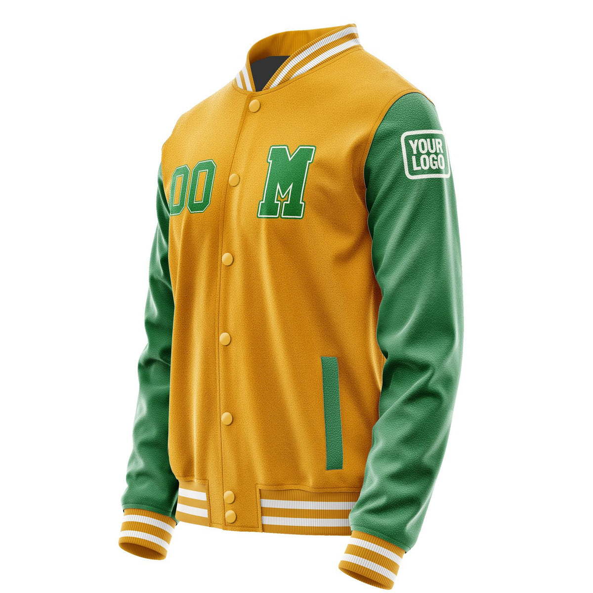 Custom Yellow Emerald Green Jacket Jb1919241918241818