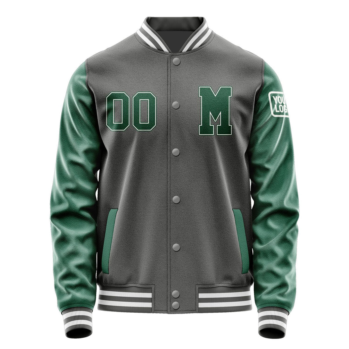 Custom Dark Grey Green Jacket Jb2020052018051818