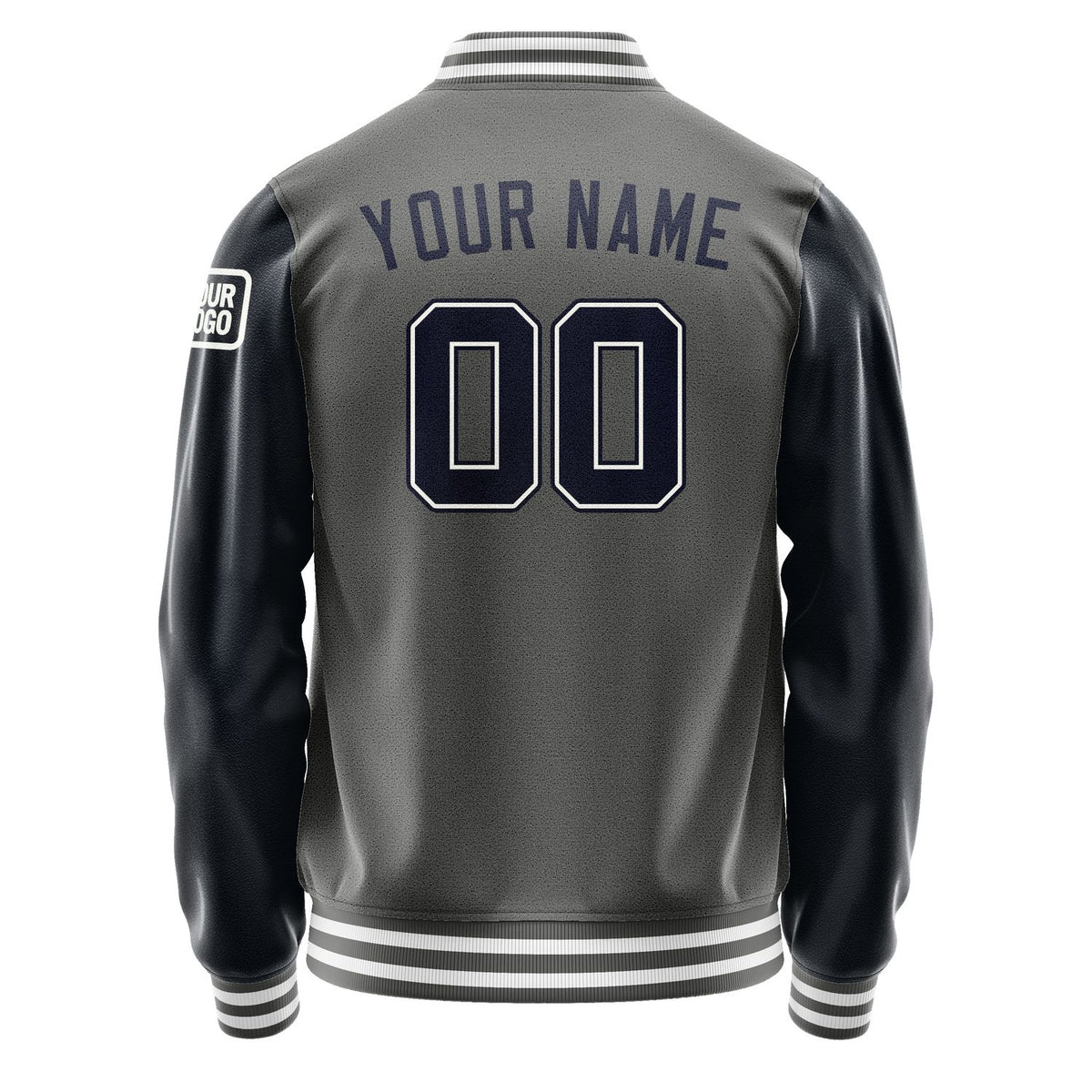 Custom Dark Grey Navy Jacket Jb2020112018111818