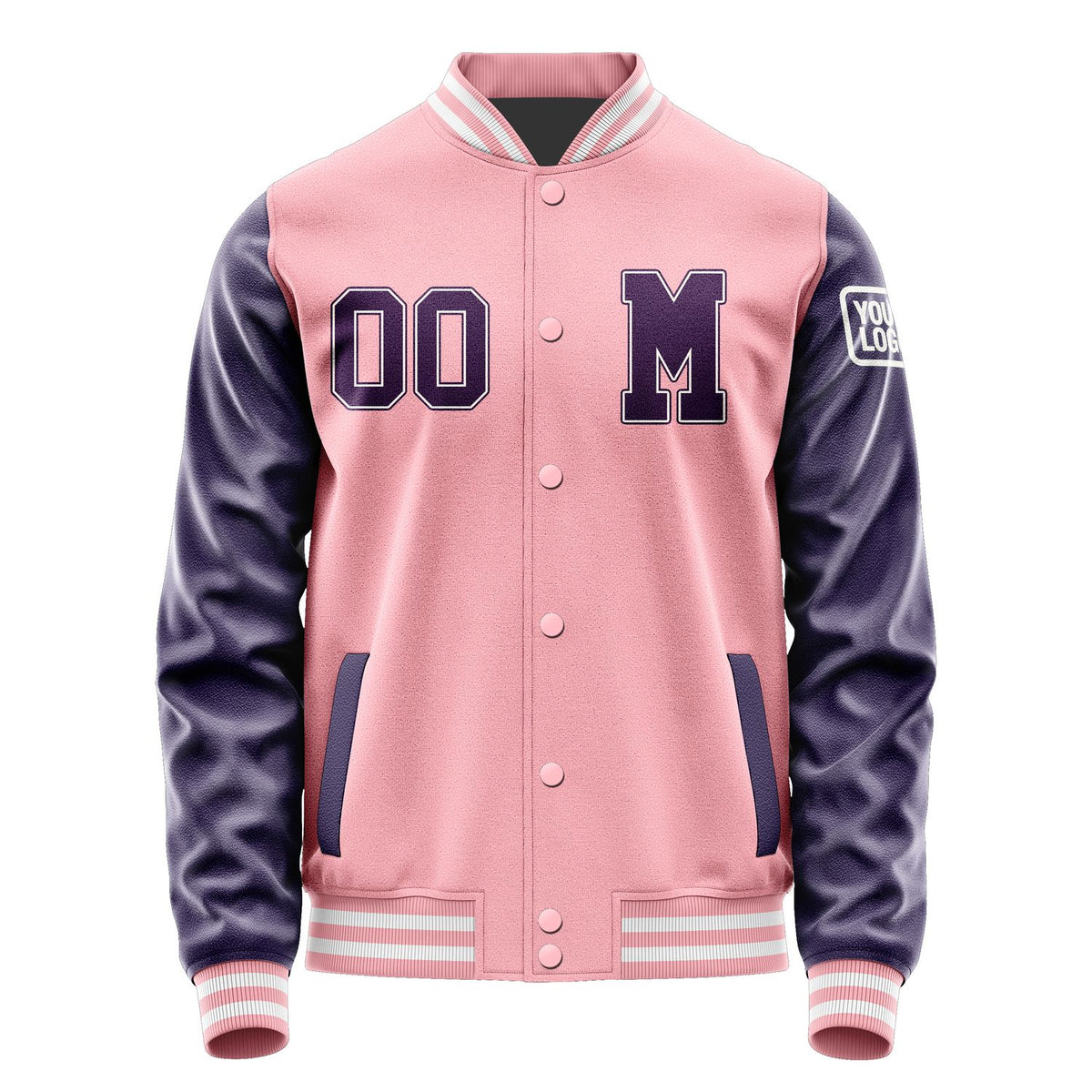 Custom Light Pink Purple Jacket Jb2121072118071818