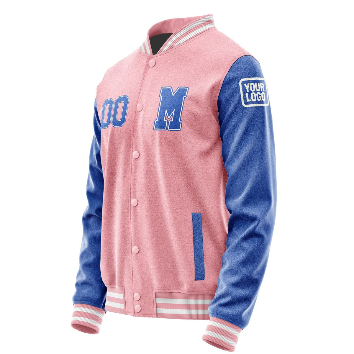 Custom Light Pink Sky Blue Jacket Jb2121092118091818