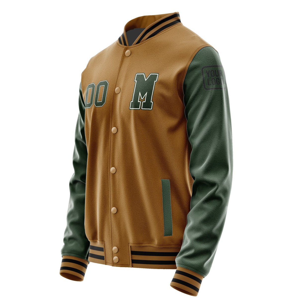 Custom Khaki Dark Green Jacket Jb2222062217061817