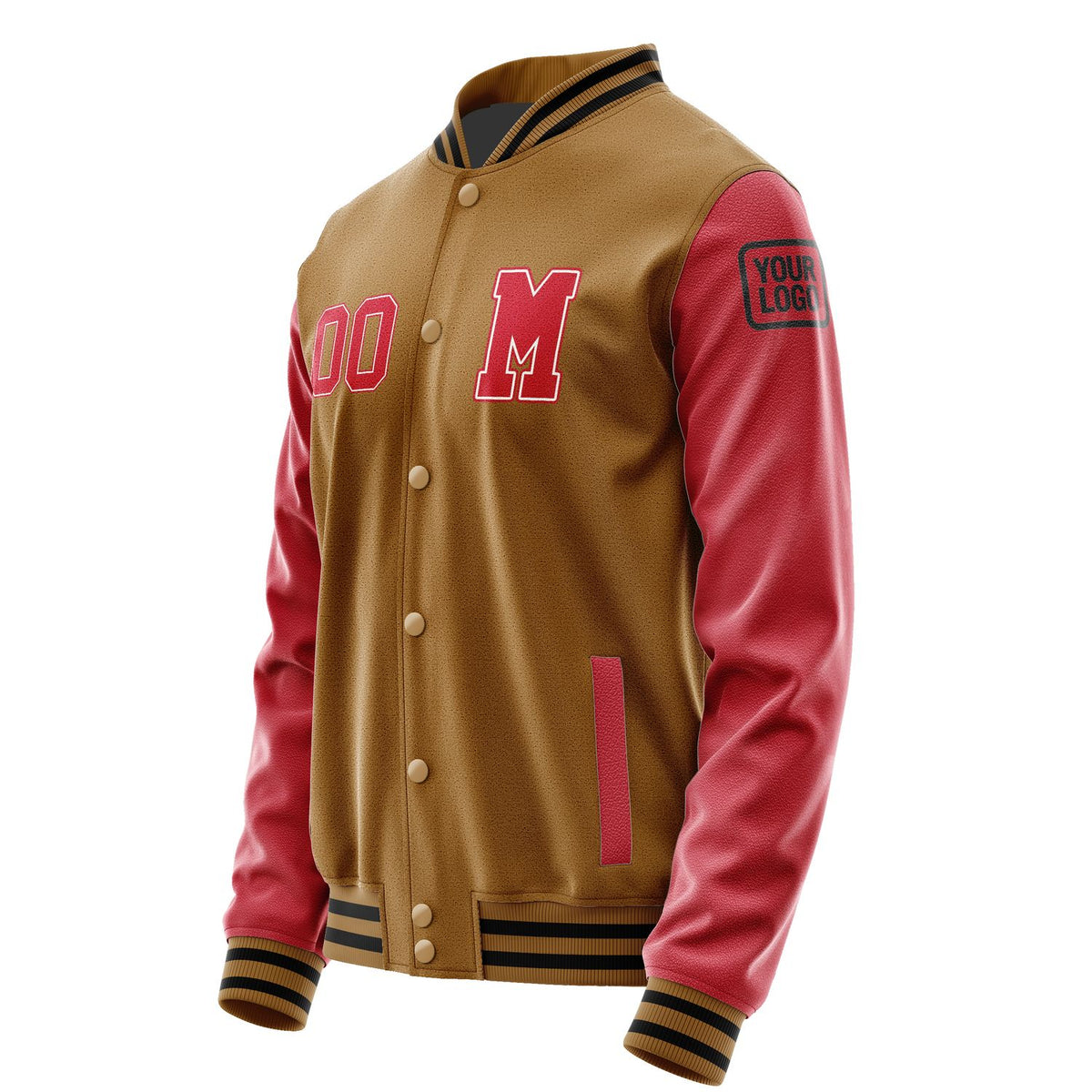 Custom Khaki Red Jacket Jb2222142217141817