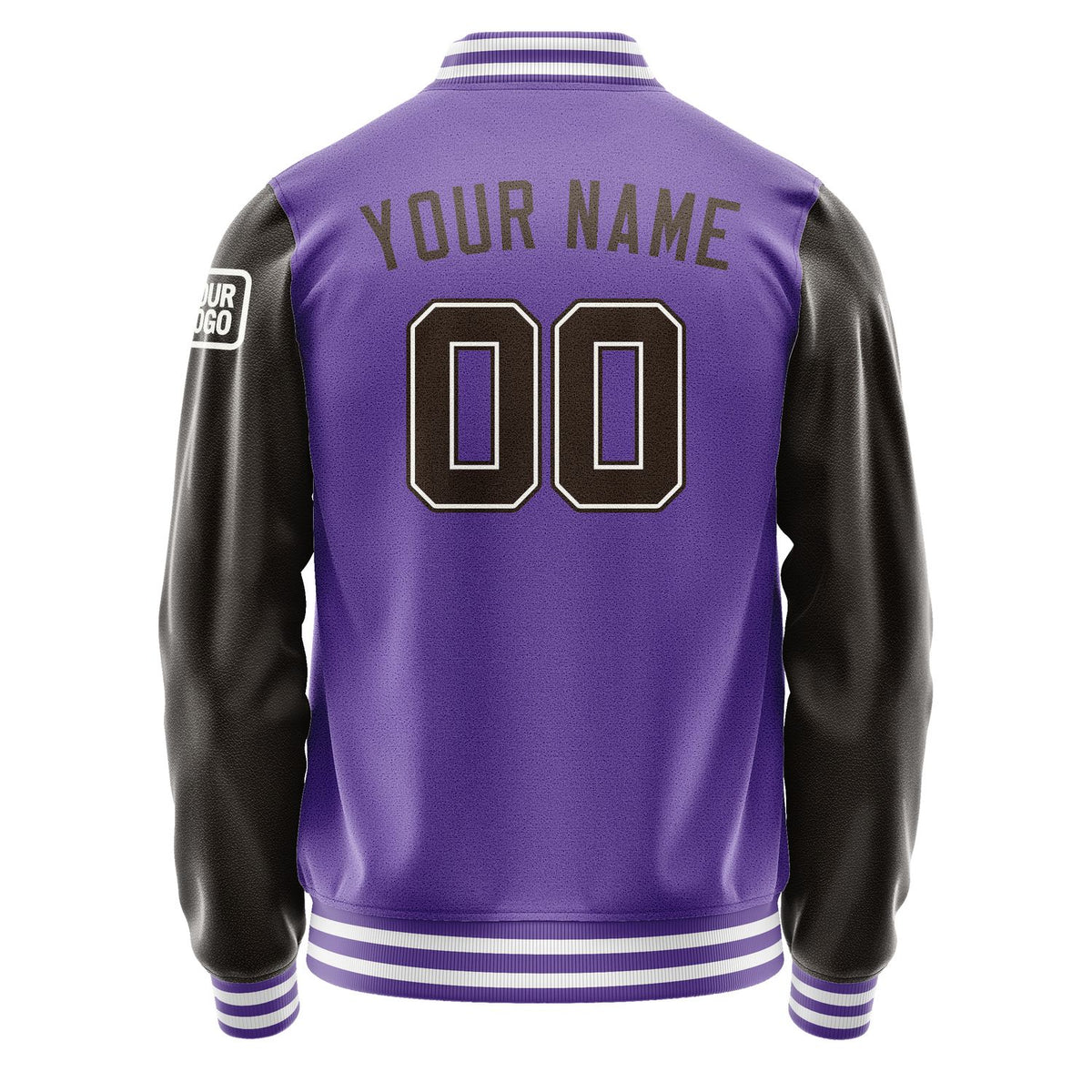 Custom Light Purple Brown Jacket Jb2323012318011818