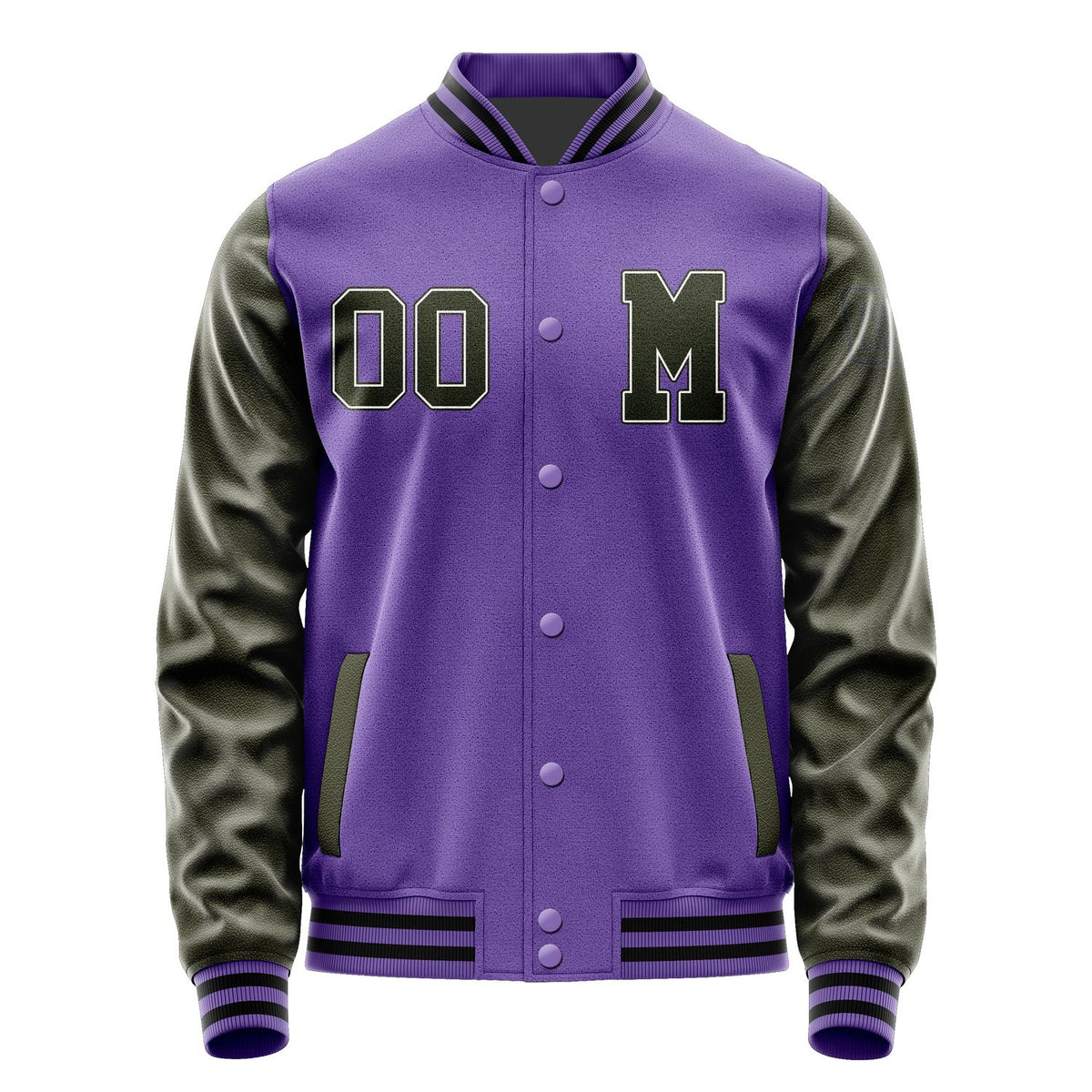 Custom Light Purple Dunkles Jacket Jb2323022317021817