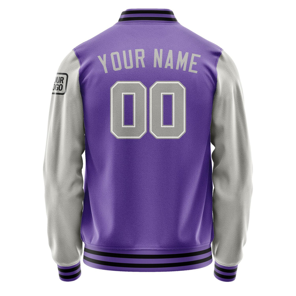 Custom Light Purple Gray Jacket Jb2323042317041817