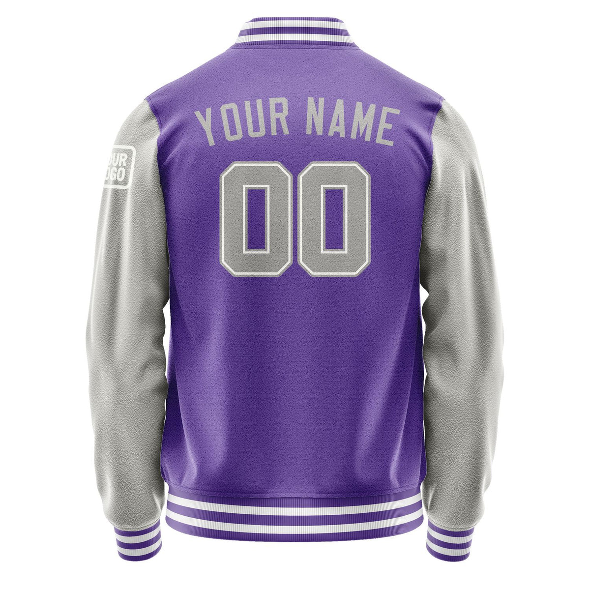 Custom Light Purple Gray Jacket Jb2323042318041818