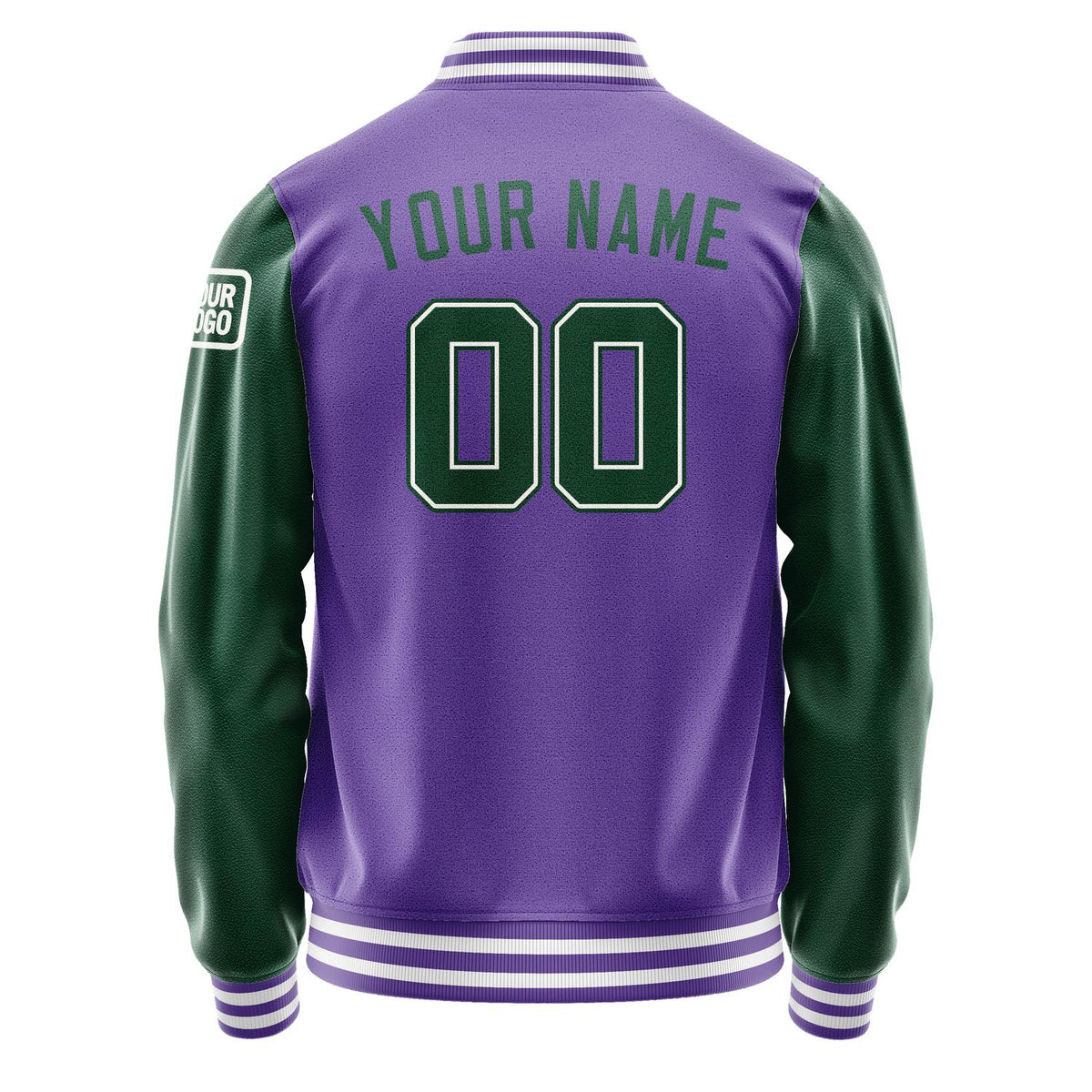 Custom Light Purple Green Jacket Jb2323052318051818